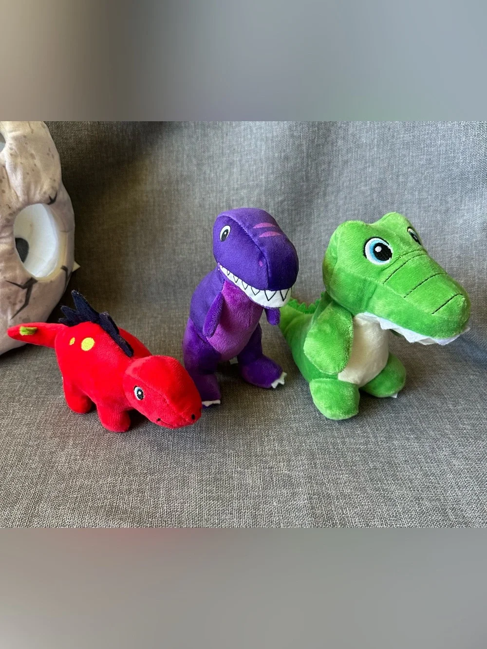 Think Dog Dino Crew Dog Toy Set